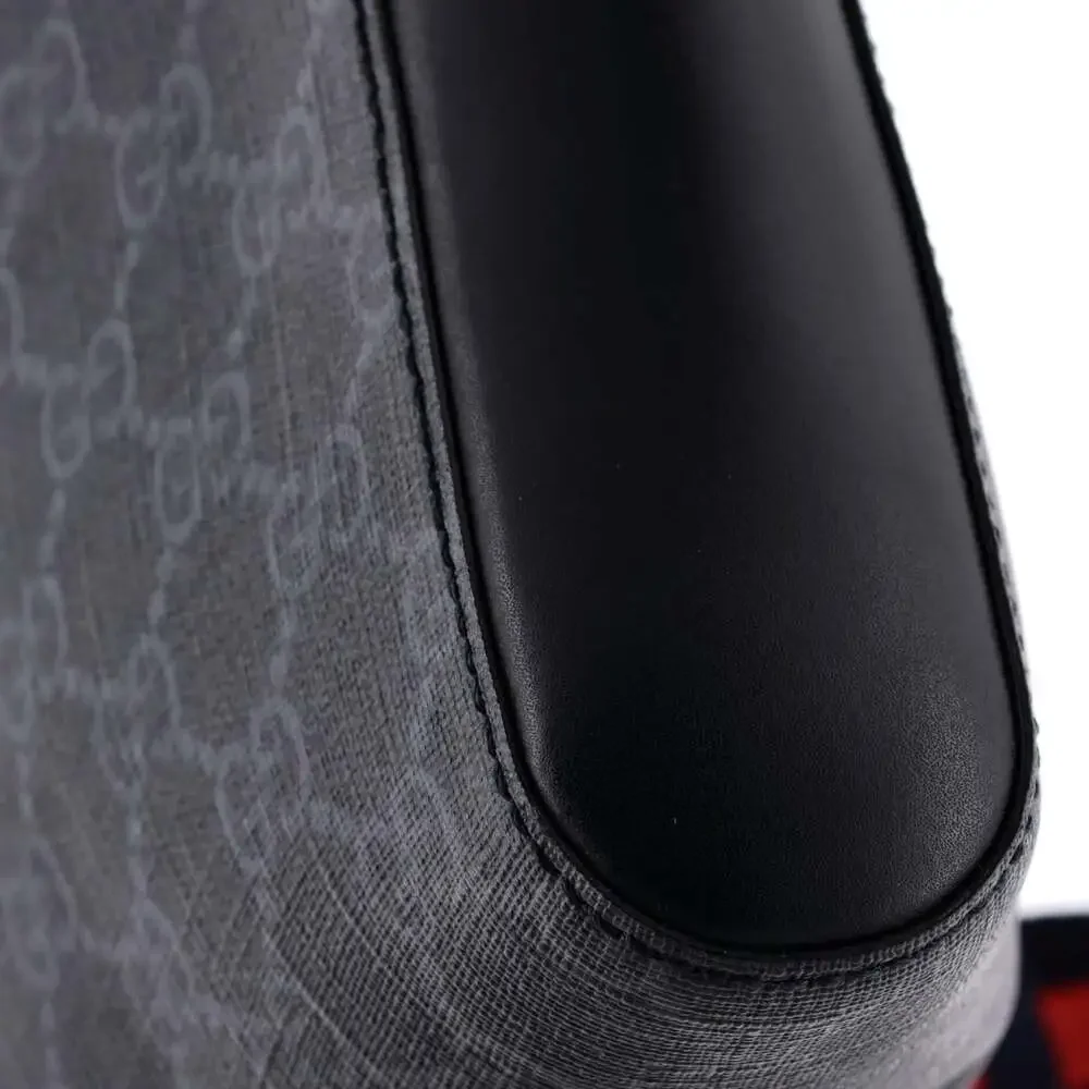 Gucci Web Strap Front Zip Messenger Bag #241100G11B - Picture 6 of 7